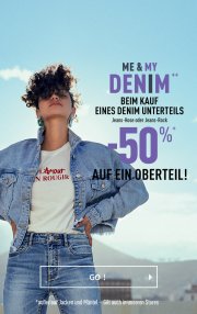 -50% auf ein Oberteil beim Kauf eines Denim Unterteils bei Pimkie