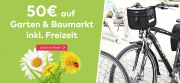 50 Euro Rabatt auf das Garten, Baumarkt und Freizeit Sortiment im Quelle Shop