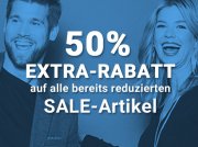 50% Extra-Rabatt auf alle bereits reduzierten Artikel im Sale + versandkostenfrei bei Jeans Fritz