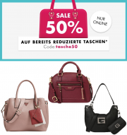 50% Extra-Rabatt auf &uuml;ber 1.500 bereits reduzierte Taschen bei Galeria Karstadt Kaufhof