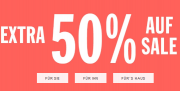 50% Extra-Rabatt On Top auf bereits reduzierte Sale-Artikel im Urban Outfitters Shop