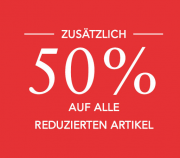 50% Extrarabatt On Top auf alle bereits reduzierten Sale Artikel im Gerry Weber Shop