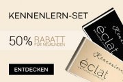 50% Neukundenrabatt auf Kennenlern-Set von Eclat Parfumes