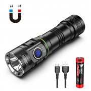 50% off - 900 Lumen EDC led taschenlampe mit Magnetfu&szlig;