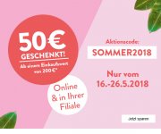 50&euro; Rabatt ab 200&euro; Einkaufswert!