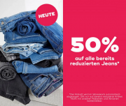 50% Rabatt auf alle bereits reduzierten Jeans bei Mister Lady