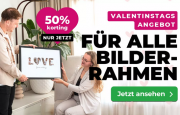 50% Rabatt auf alle Bilderrahmen bei Lieblingsfoto