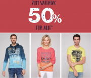 50% Rabatt auf alle nicht reduzierte Artikel f&uuml;r Damen und Herren bei CAMP DAVID & SOCCX
