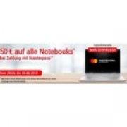50&euro; Rabatt auf ALLE Notebooks bei Notebooksbilliger (ab 300&euro; MBW)