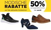 50% Rabatt auf ausgew&auml;hlte Schuhe der aktuellen Kollektion im Reno Shop