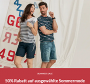 50% Rabatt auf ausgew&auml;hlte Sommermode bei Adler