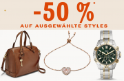 50% Rabatt auf ausgew&auml;hlte Styles bei Fossil
