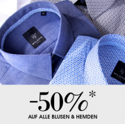 50% Rabatt auf Blusen, Hemden & Strickwaren f&uuml;r Sie und Ihn bei Designermode 