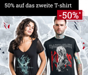 50% Rabatt auf das zweite T-Shirt bei EMP