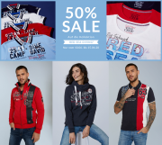 50% Rabatt auf die Red Sea Driving Kollektion im CAMP DAVID & SOCCX Shop