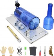 Edelstahl Flaschenschneider f&uuml;r DIY Kronleuchter und Kerzenhalter