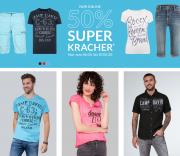 50% Rabatt auf neue Superkracher-Artikel im CAMP DAVID & SOCCX Shop