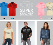 50% Rabatt auf neue Superkracher-Artikel im CAMP DAVID & SOCCX Shop