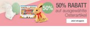 - 50% RABATT AUF OSTERARTIKEL!