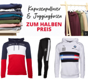 50% Rabatt und mehr auf Jogginghosen, Kapuzenpullover und Sweatshirts im MandMDirect Shop