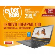 Lenovo Ideapad 100 Notebook-Allrounder f&uuml;r 299,00 &euro;