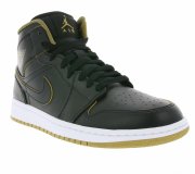 NIKE Air Jordan 1 Mid Herren Sneaker Schwarz 554724 042 nur 85,99 &euro; inkl. Versand