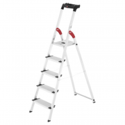 Hailo XXL Alu Sicherheits 5 Stufen Haushaltsleiter nur 49,99 &euro;