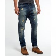 Herren Superdry Biker Jeans Heavy Damage f&uuml;r nur 29,95 &euro;