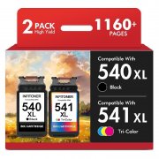 540XL & 541XL Druckerpatronen f&uuml;r Canon TS5150/MG3600 im Multipack g&uuml;nstiger