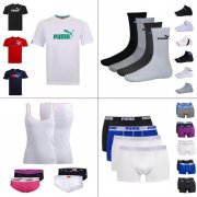 Versch. Puma Sets T-Shirts, Boxer, Hipster, Tank Tops oder Socken je nur 11,95 &euro;