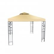 Greemotion Pavillon Livorno, Beige/eisengrau, 300x300x280cm 