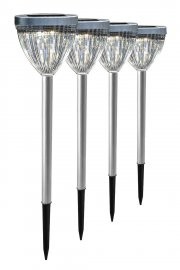 Stellar 1065 Solarleuchte Metalica Set 4 St&uuml;ck 