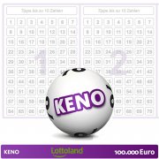 3x KENO spielen + 25 Rubbellose "Knack das Sparschwein" nur 0,99 &euro;