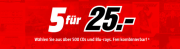 5 Blu-rays und CD&rsquo;s f&uuml;r 25 &euro; &ndash; &uuml;ber 500 Titel zur Auswahl