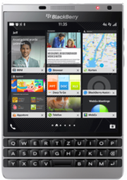 BLACKBERRY Passport Silver Edition 32 GB Schwarz/Silber + Fu&szlig;ball f&uuml;r 279 &euro;