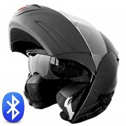  Klapphelm Tecno Bluetooth schwarz