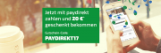 Rakuten: 20 EUR geschenkt bei Zahlung mit PayDirekt