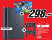 Sony Playstation 4 Slim 1TB + 2. Controller + 3 Monate PS Plus + Horizon-Zero Dawn f&uuml;r 298 &euro;