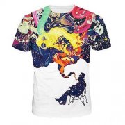Abstract Art 3D Print T-Shirt f&uuml;r Frauen und M&auml;nner f&uuml;r 7,54 &euro;
