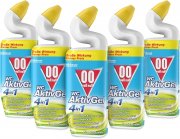 5er Pack 00 Null Null WC-Aktiv-Gel 4in1 Fl&uuml;ssiger WC Reiniger 5 x 750 ml