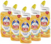 5er Pack (5 x 750 ml) WC Ente Total Aktiv Gel Fl&uuml;ssiger WC Reiniger Citrus Splash