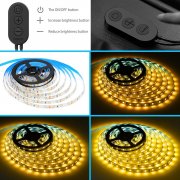 5m LED Strip Dimmbar, LED Streifen Kit mit 12V Netzteil