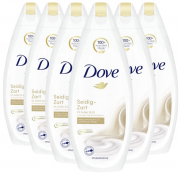 5x 6er Pack (30 x 250 ml) Dove Seidig-Zart Duschgel f&uuml;r Samtweiche Geschmeidige Haut