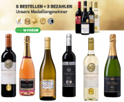 6 Flaschen Wein bestellen und nur 3 bezahlen im Weinvorteil Shop