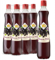 6 Flaschen YO Sirup 6 x 700 ml Schwarze Johannisbeere
