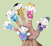 6 lustige Fingerhandpuppen von Jooks Baby f&uuml;r gerade mal nur 1,77 Euro inkl. Versand