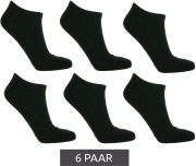 6 Paar TASTIQ Sneaker-Socken in schwarz oder wei&szlig;