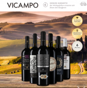 6 Primitivo-Favoriten im Paket bei vicampo also 21,30 &euro; sparen