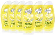 6 St&uuml;ck (6 x 250 ml) Duschdas &Uuml;bergl&uuml;cklich Zitrone & Rosmarin Duschgel