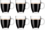 6 St&uuml;ck Bodum Bistro Tassen aus geh&auml;rtetem Glas je 0,35 l